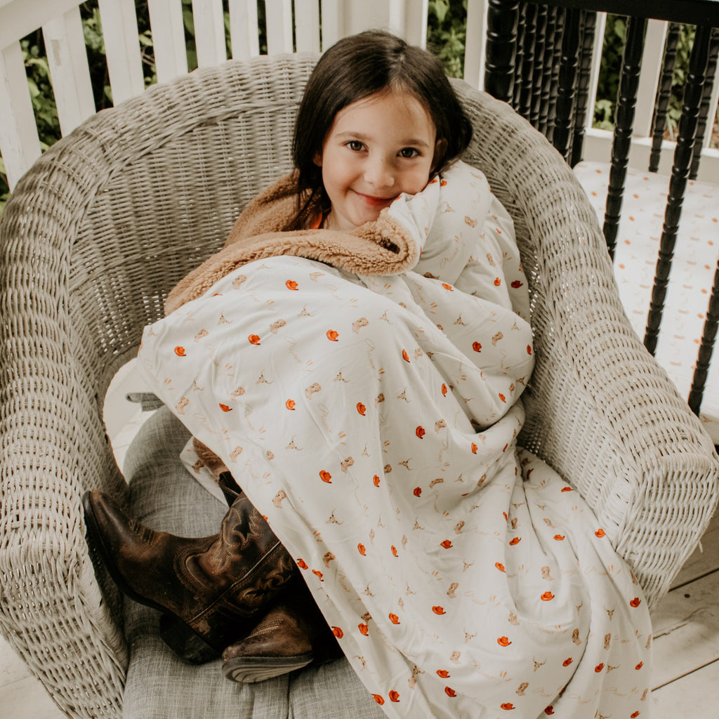 Holy Rodeo Plush Blanket