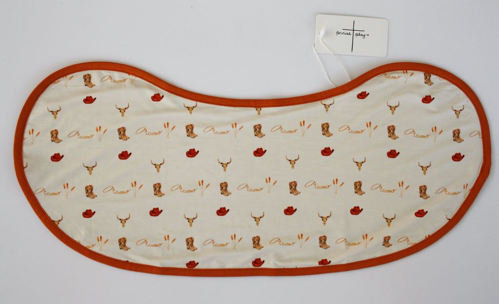 Holy Rodeo Burp Cloth