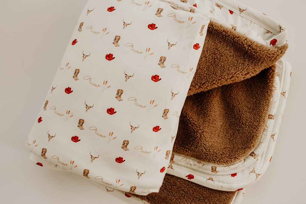 Holy Rodeo Plush Blanket