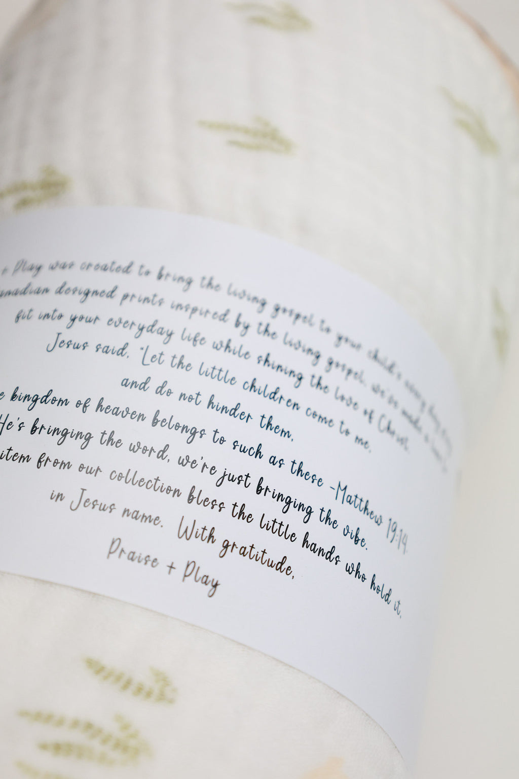 Shepherds watch muslin quilted blanket