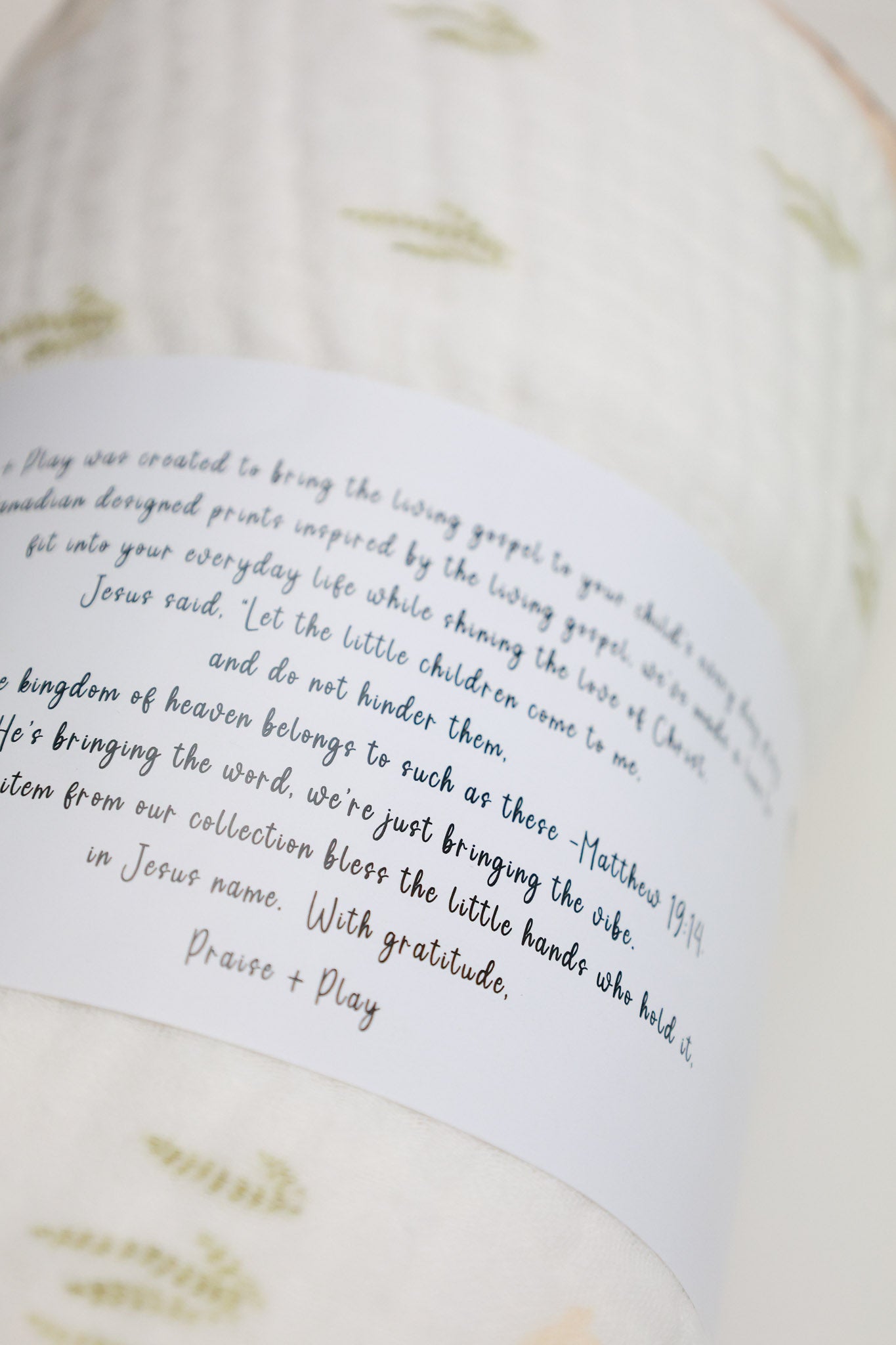 Shepherds watch muslin quilted blanket