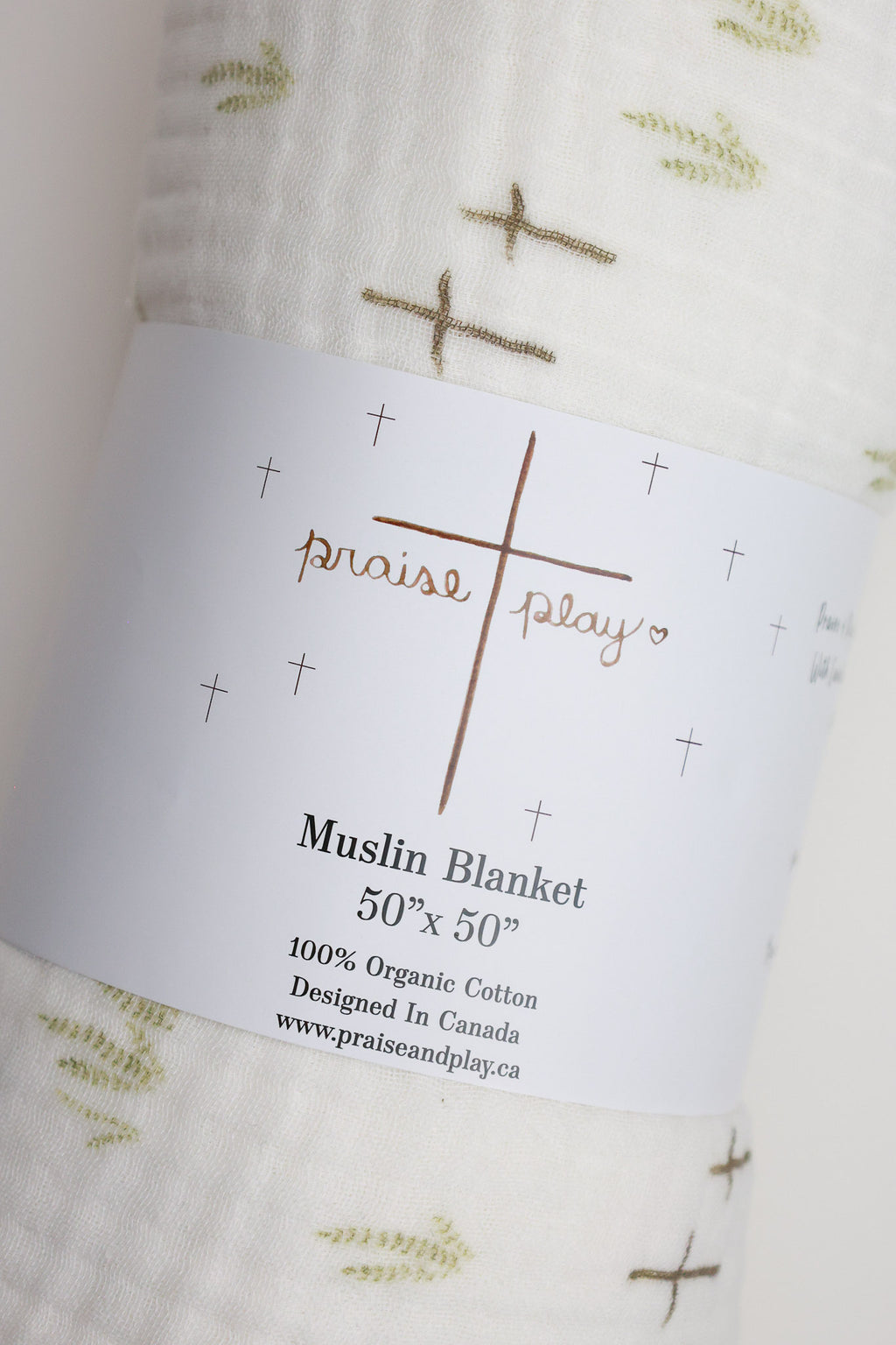 Shepherds watch muslin quilted blanket